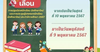 การปฐมนิเทศนักเรียน นักศึกษาใหม่ ประจำประจำปีการศึกษา 2567